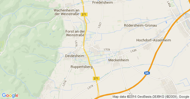 Karte Niederkirchen bei Deidesheim