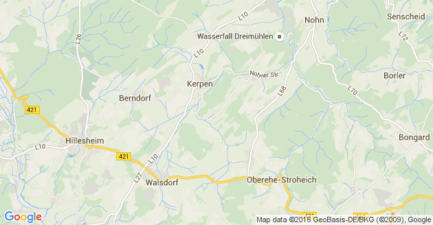 Karte Nohn in der Eifel