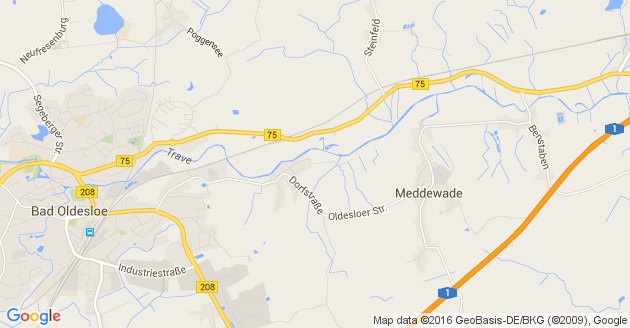 Karte Barnitz an der Trave