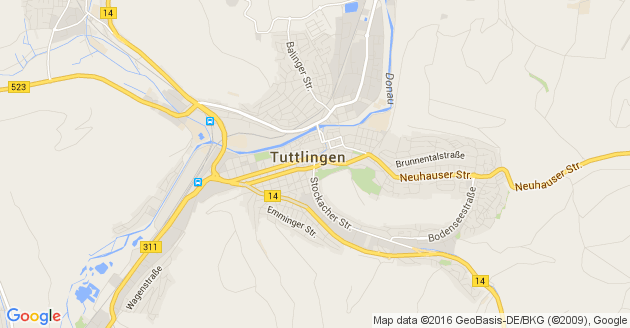 Karte Tuttlingen             