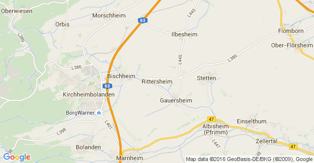 Karte Rittersheim