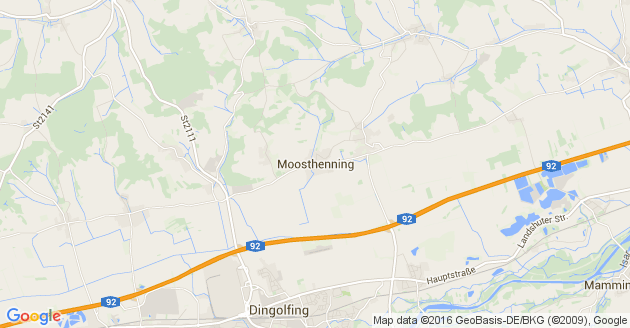Karte Moosthenning
