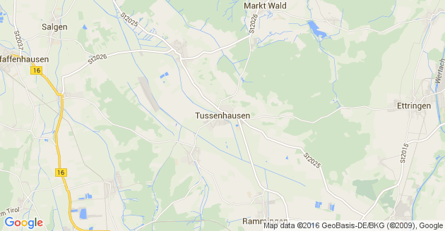 Karte Tussenhausen