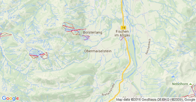 Karte Obermaiselstein