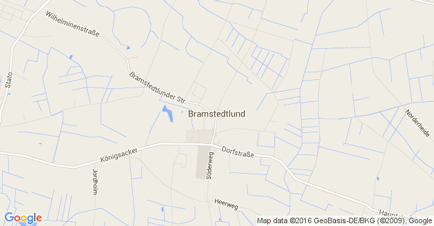 Karte Bramstedtlund
