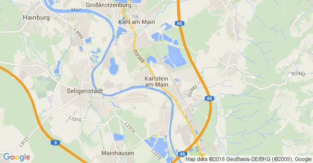 Karte Karlstein am Main