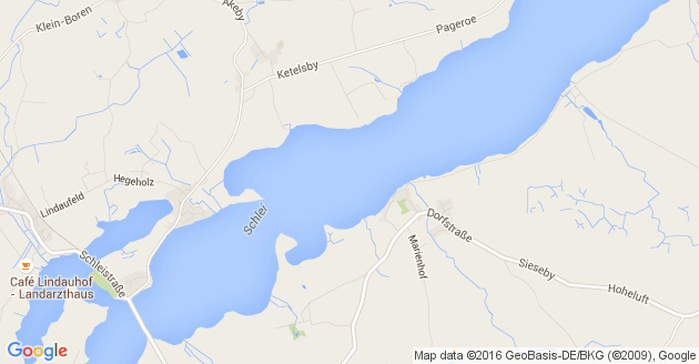 Karte Brodersby bei Kappeln an der Schlei