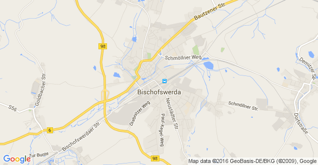 Karte Bischofswerda