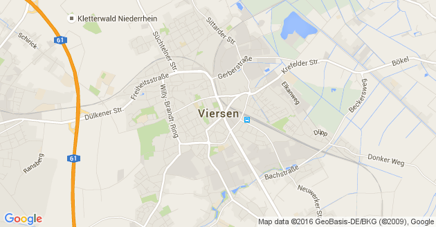 Karte Viersen