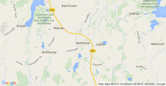 Karte Nettelsee