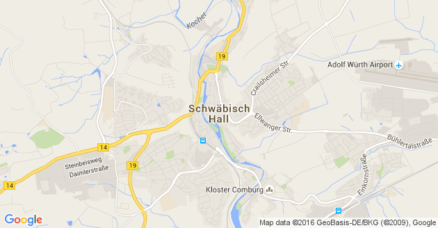 Karte Schwäbisch Hall