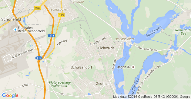 Karte Schulzendorf bei Eichwalde