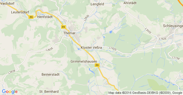 Karte Kloster Veßra