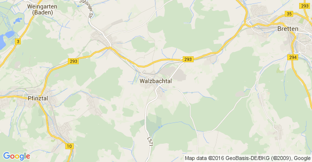 Karte Walzbachtal