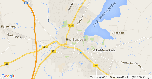 Karte Bad Segeberg