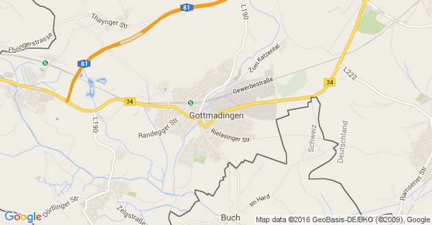 Karte Gottmadingen
