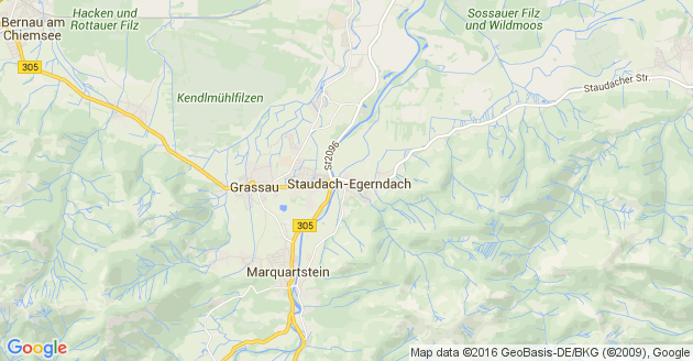 Karte Staudach Egerndach