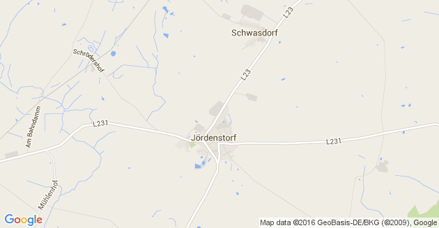 Karte Boddin bei Teterow