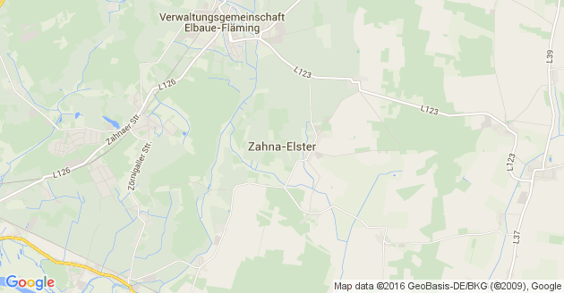 Karte Zahna-Elster