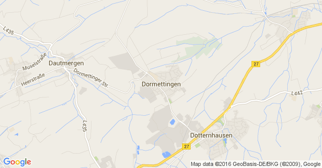 Karte Dormettingen
