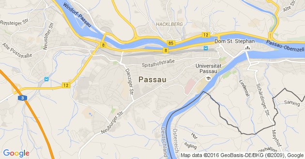 Karte Passau                 