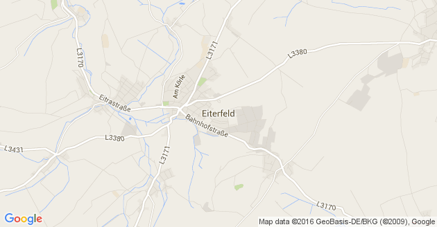 Karte Eiterfeld
