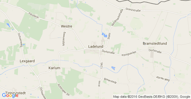 Karte Ladelund