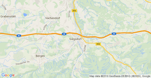 Karte Siegsdorf Kreis Traunstein