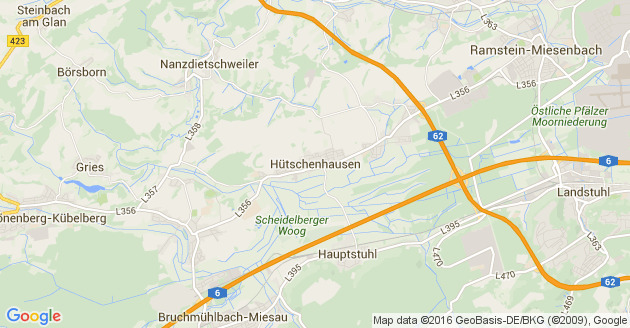 Karte Hütschenhausen