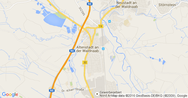Karte Altenstadt an der Waldnaab
