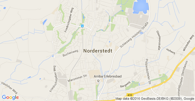 Karte Norderstedt