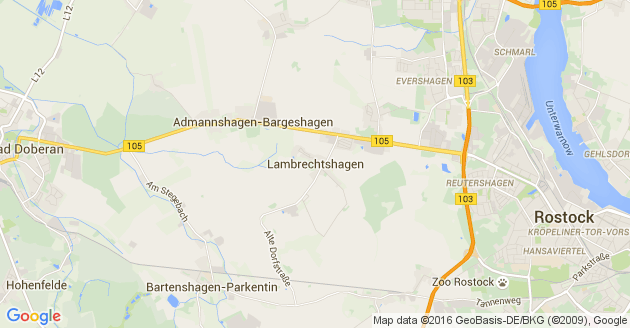 Karte Lambrechtshagen