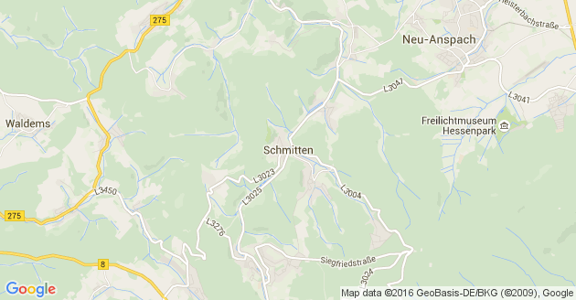 Karte Schmitten im Taunus