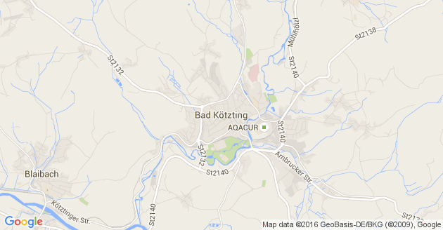 Karte Bad Kötzting