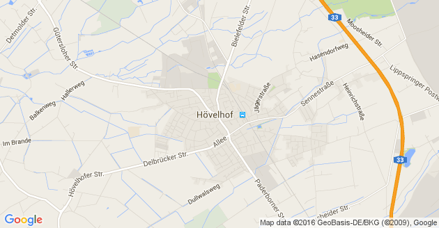 Karte Hövelhof