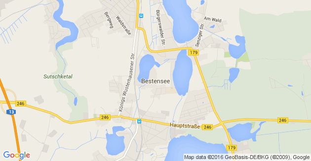Karte Bestensee