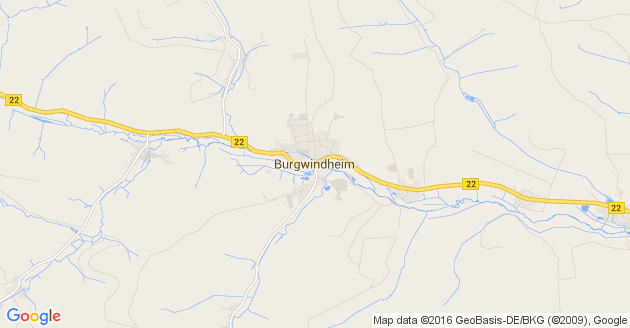 Karte Burgwindheim