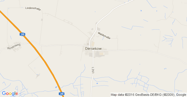Karte Dersekow
