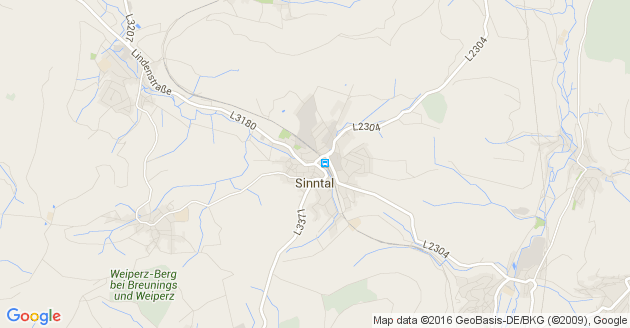 Karte Sinntal
