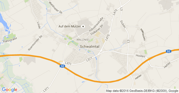 Karte Schwalmtal am Niederrhein