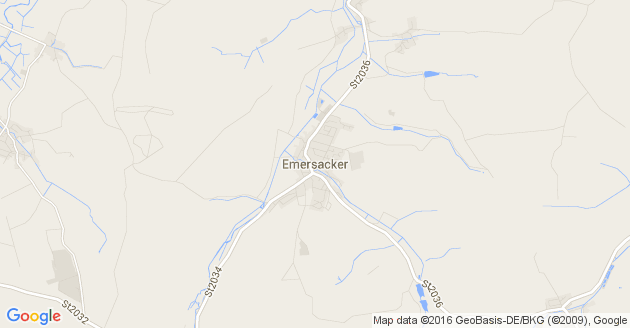 Karte Emersacker