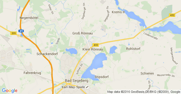 Karte Klein Rönnau