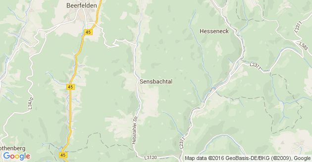 Karte Sensbachtal