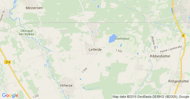 Karte Leiferde Kreis Gifhorn