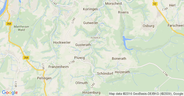 Karte Schöndorf Ruwer