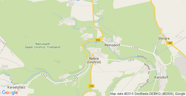 Karte Karsdorf an der Unstrut