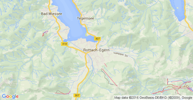 Karte Rottach Egern