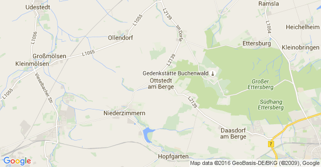 Karte Ottstedt am Berge
