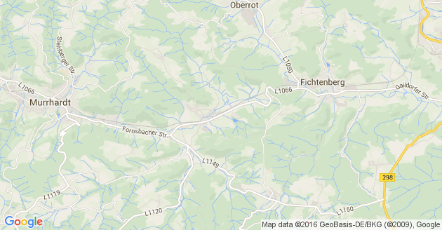 Karte Oberrot bei Gaildorf