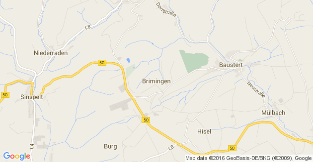 Karte Brimingen
